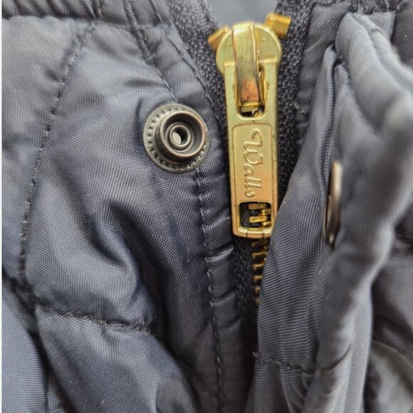 Walls Blue Quilted Jacket Size Large chest 42-44 Full Zip No Hood - Picture 2 of 7